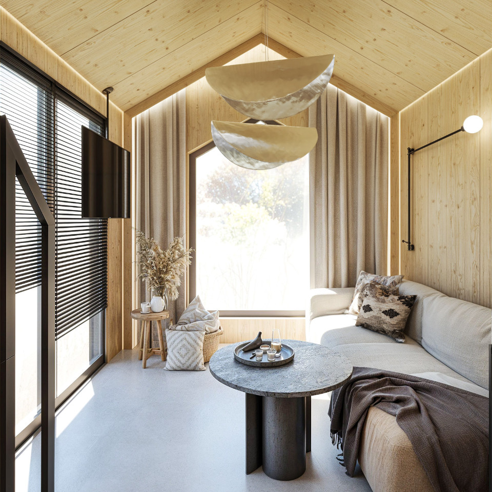 Projekt wnętrza Tiny house