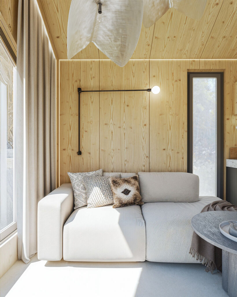 Projekt wnętrza tiny house